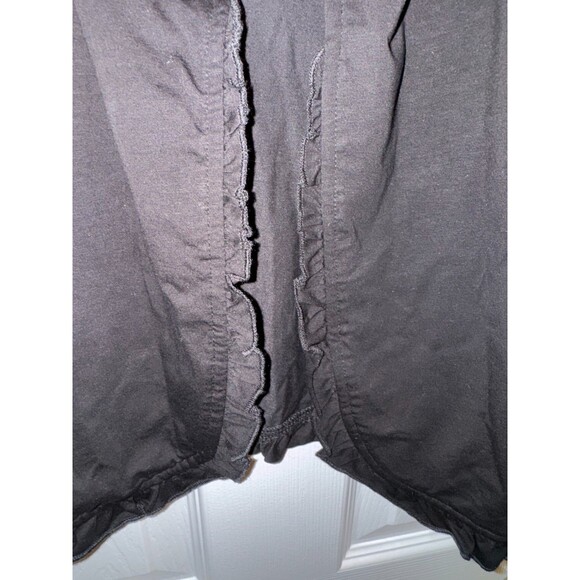 NWT Grace Karin Jacket Womens Sz Large Black Knit Ruffle Detail 3/4 Sleeve - Picture 4 of 10